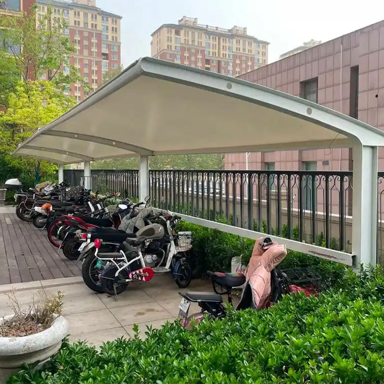 吴起县膜结构电动车棚